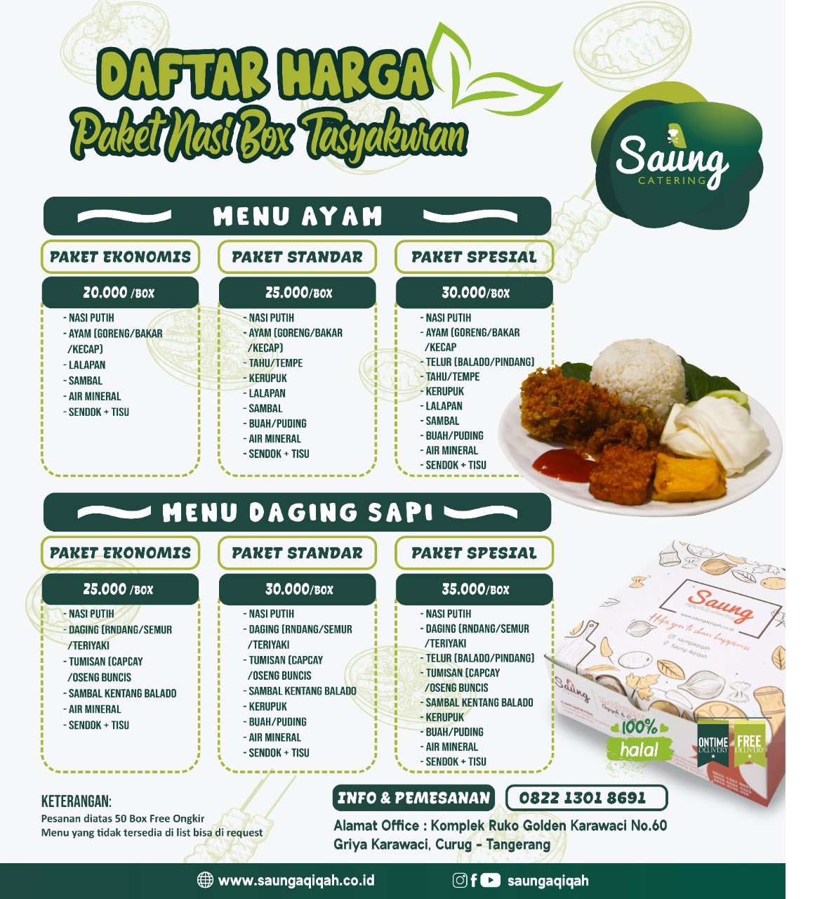 Jasa Catering Tangerang Nasi Box